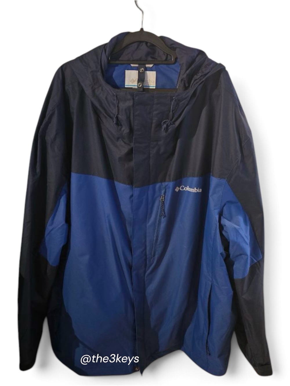 Columbia Two-Tone Navy and Royal Blue Winter Omnitech 3 in 1 Jacket